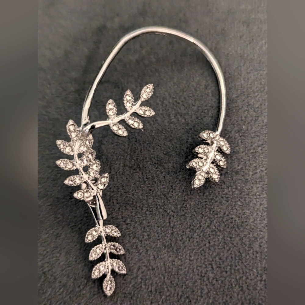 Floral ear cuff - right ear